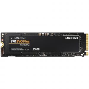 Samsung 970 EVO Plus MZ-V7S250BW - SSD - chiffré - 250 Go - interne - M.2 2280 - PCIe 3.0 x4 (NVMe) - mémoire tampon : 512 Mo - AES 256 bits - TCG Opal Encryption