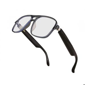 Avizar Lunettes Connect&eacute;es Bluetooth Mod&egrave;le Sharp avec Audio Int&eacute;gr&eacute; Ultra L&eacute;ger Noir