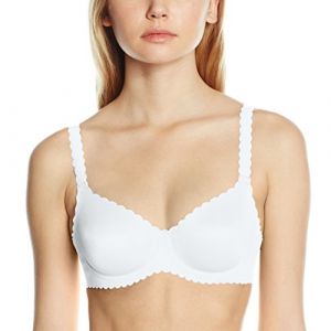 DIM Soutien-gorge blanc sans couture Body Touch Femme