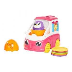 Tomy CAMION ROSE MON PETIT LIVREUR DE DONUTS PIOU-PIOU
