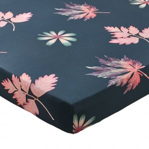 Drap-housse 140x190 multicolore en coton