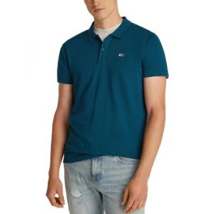 Image de Tommy Jeans Polo Manches Courtes Homme Slim Fit, Bleu (Deep Seawater), M