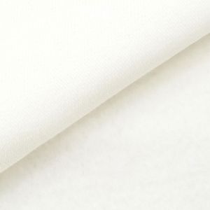 Craftine Tissu Molleton Sweat uni Blanc