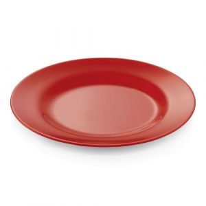X 12 Assiettes en Melamine rouge Diamètre 200 mm 1 Was Germany