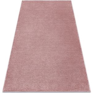 Rugsx - Tapis softy plaine couleur unie rose pink 80x150 cm