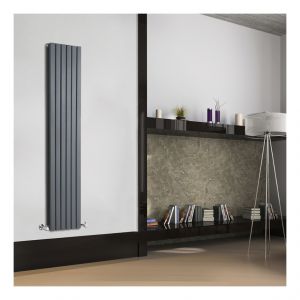 Image de Hudson Reed Sloane 1193 Watts - Radiateur eau chaude design vertical