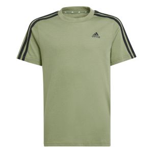 Adidas Tee-shirt à manches courtes garçon 3 bandes essentials