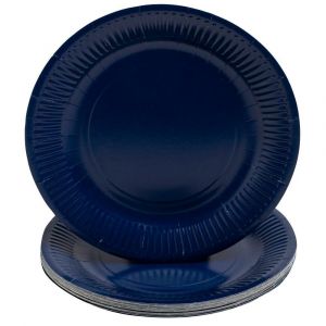 Pro Nappe - Réf. 79212i - 20 Assiettes - diamètre 23 cm - carton - marine