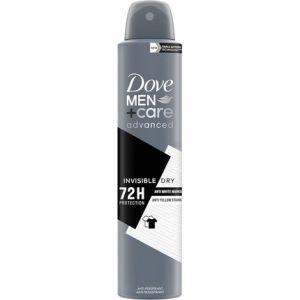 Dove Men Advanced Invisible Dry 72H Spray Anti-Amarillos Anti-Transpirante 200 ml Spray