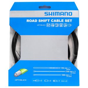 Shimano Kit Câbles/Gaine de Dérailleurs SP41 Optislick - Noir