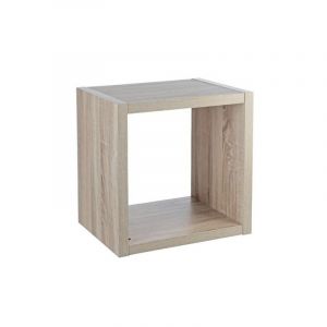 Image de Atmosphera Cube d'Appoint Design "Bivoak" Beige