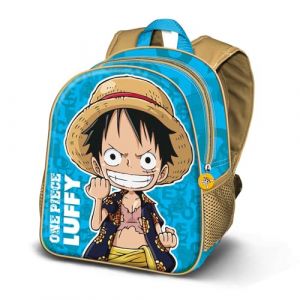 One Piece Monkey-Sac à Dos Basic, Bleu, 31 x 39 cm, Capacité 18,2 L
