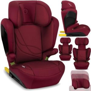 Momi Mei Siège Auto ¿ I-Size 100-150cm - Groupe 2/3 - Jusqu'à 36 Kg - Face Route ¿ Isofix - Rouge