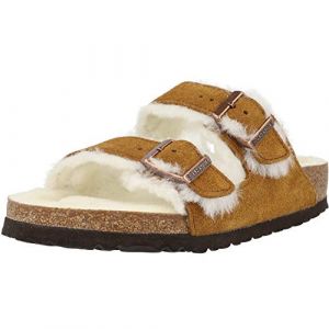 Birkenstock Peau d'agneau Arizona, Mules Femme, Mink, 41 EU