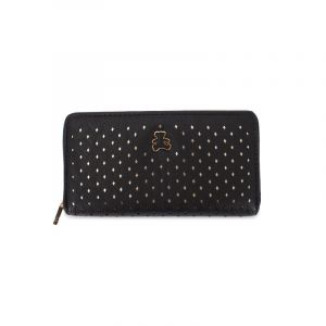 Lulu Castagnette Porte feuille motif dor&eacute; Mixte