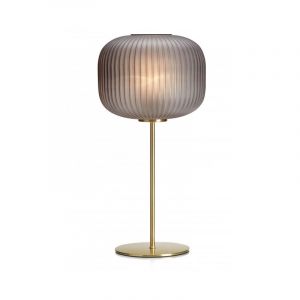 Markslojd Lampe de table SOBER Laiton bross&eacute; et fum&eacute;