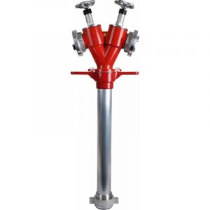 FP Tuyau pour les bouches d'incendie, aluminium DN80 2 x Storz C, avec barri&egrave;re - 4053569791205