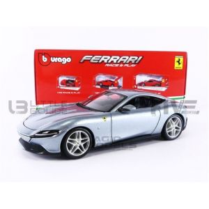 Bburago Voiture Miniature de Collection 1-24 - FERRARI Roma - 2019 - Silver Metallic - 26029S