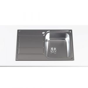 Cata Fregadero CDL-1 ED Acero Inoxidable Cuadrada Escurridor 340 x 400 mm