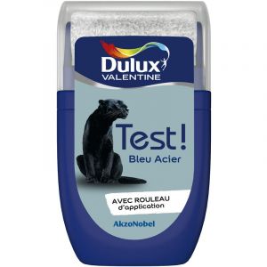 Peinture Cr&egrave;me De Couleur Dulux Valentine Satin Bleu Acier 30 ml