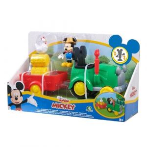 JP Mickey & Minnie Tracteur Amusant Mickey Mouse Barnyard JPL38734, Multicolore