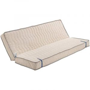 Provence Literie - Matelas 140x190 cm Ferme Pour tous Clic Clac x 16 cm Ressorts Premium + memoire de forme - Dim Assise 70 cm - 5 zones de Confort