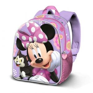 Disney Minnie Mouse Cat-Sac à Dos 3D Elite, Lilas, 25 x 30 cm, Capacité 7 L