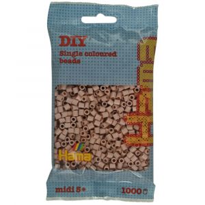 Hama Sachet de perles &agrave; repasser | env. 1000 perles midi | loisirs cr&eacute;atifs et mosa&iuml;ques pour enfants d&egrave;s 5 ans | jeu cr&eacute;atif et d&eacute;coration artisanale | Blush