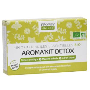 Propos'Nature Propos' Nature Aroma-Phytoth&eacute;rapie Aroma'Kit D&eacute;tox Trio d'Huiles Essentielles Bio