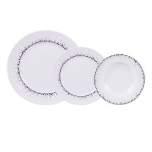 Table passion Service d'assiettes boréalis 18 pièces Multicolore