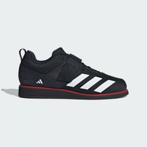 Image de Adidas Chaussures Powerlift 5 Halt&eacute;rophilie noir blanc rouge - 46