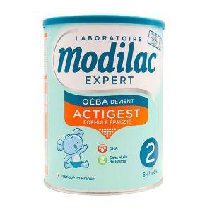 Modilac Expert Actigest Lait 2eme Age 800g