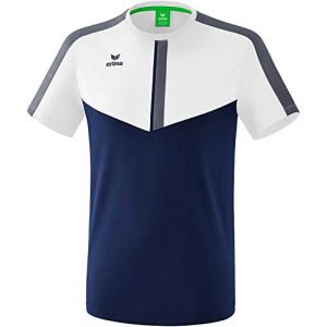 Erima T-shirt Squad 3XL White / Navy / Grey