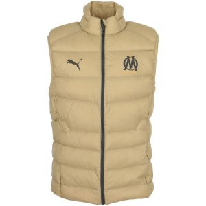Puma Veste de football rembourrée Olympique de Marseille Casuals Homme, pointure Medium - Marron - Taille Medium