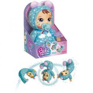 Lansay | Mon BÉBÉ CABRIOLES – NOA Le Bébé| Poupée Interactive en Pyjama | Fait des Galipettes Amusantes | Corps Tout Doux et Câlin | Jouet Éveil 2 Ans et + | Bébé Fille ou Garçon