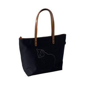 MAISON MARTIN Sac à main noir de Quibe - Fabrication Française - Longueur 41 cm Hauteur 31 cm Profondeur 12.5 cm