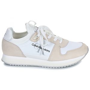 Calvin Klein Baskets basses Jeans RUNNER SO LACEUP NY-LTH W Blanc - Taille 39,40,41