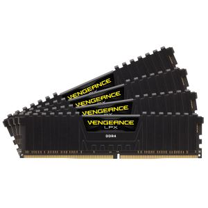 Image de Corsair CMK32GX4M4A2133C13 - Barrette mémoire Vengeance LPX Series Low Profile 32 Go (4x 8 Go) DDR4 2133 MHz CL13