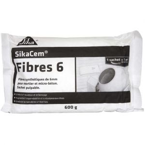 Sika Fibres structurelles micro-synthétiques Cem Fibre 6 - 600g