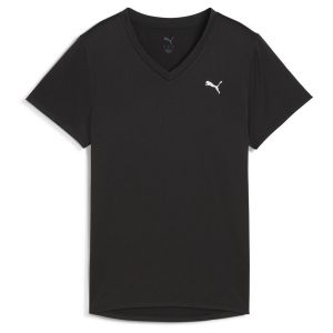Puma W TAD Essential Vneck Tee, T-Shirts Mixte Black,