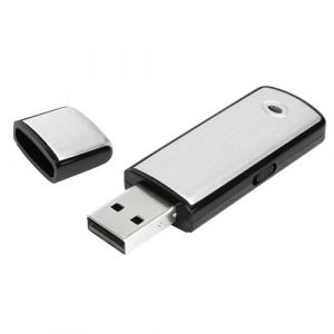 Yonis Micro Espion 8GB Enregistreur Vocal Portable Rechargeable Haute Qualité Noir