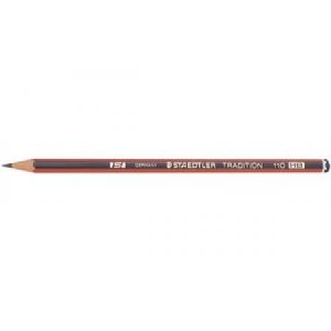 Staedtler 1103B - Crayon Tradition 110, graduation: 3B, hexagonal,