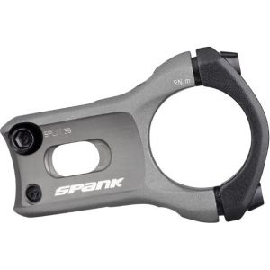 Spank Split Stem Ø31,8mm, noir/argent 38mm Potences VTT