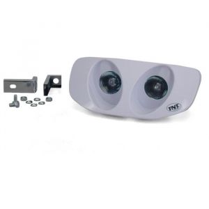 TNT Phare avant double optique halogène blanc pour scooter Piaggio 50 Typhoon