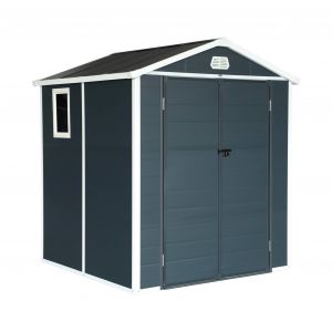 Abri de jardin plastique 3,65 m², anthracite