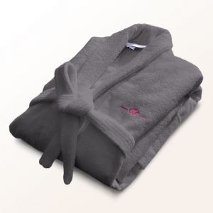 LE TEMPS D'UN BAIN Peignoirs, Gris fonc&eacute;, M Mixte