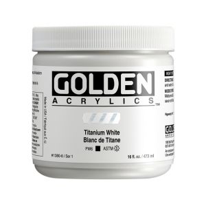 Golden Peinture acrylique Heavy Body 473 ml 1040 - Noir carbone