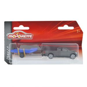 Majorette Voiture grise The Beach avec zodiac bleu