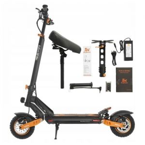 Trottinette Électrique Kukirin G2 Max 1000w 10*2.75 '' Pneus Pneumatiques Tout-Terrain 48v 20ah Batterie 80km Portée 3 Vitesses
