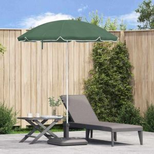 VidaXL Parasol de plage Vert 161 x 193 cm Polyester